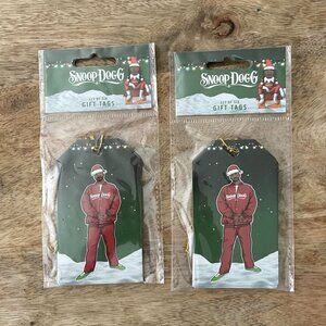 5/$20 NEW 2Pk Snoop Dogg Christmas Gift Tags
